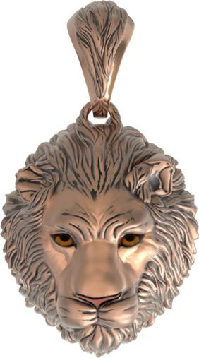 Подвеска из золота c эмаль