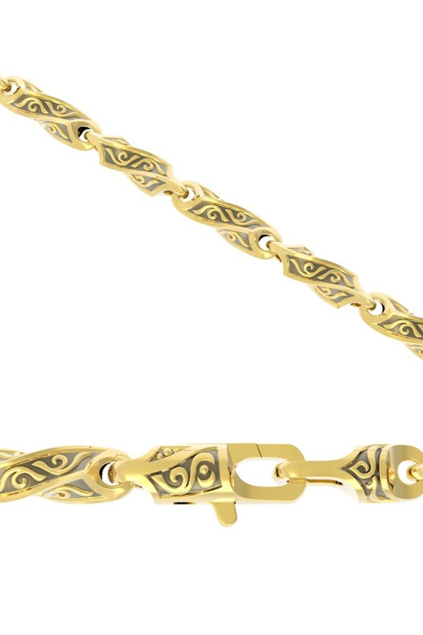 Браслет из лимонного золота