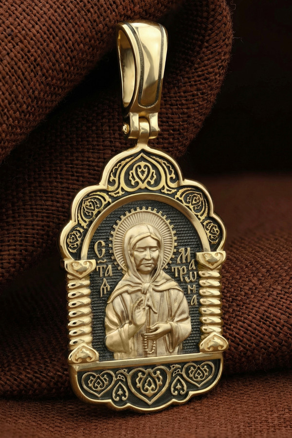 Образок из лимонного золота