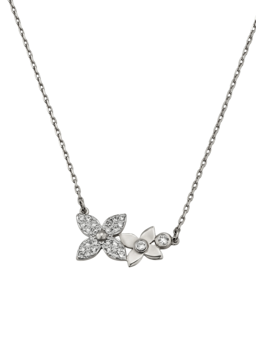 Колье из белого золота c бриллиантами