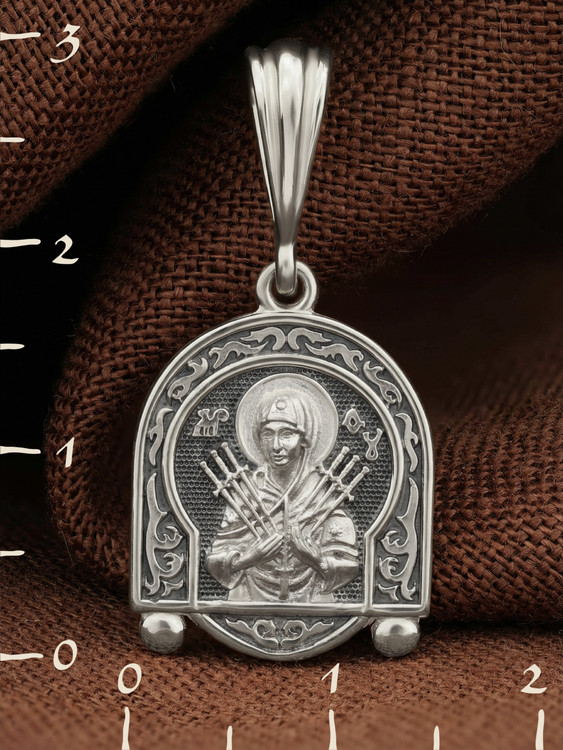 Образок из белого золота