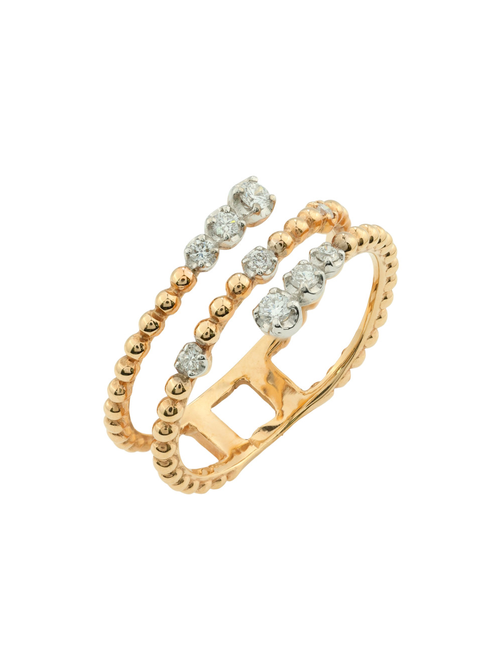 Кольцо из золота c бриллиантами