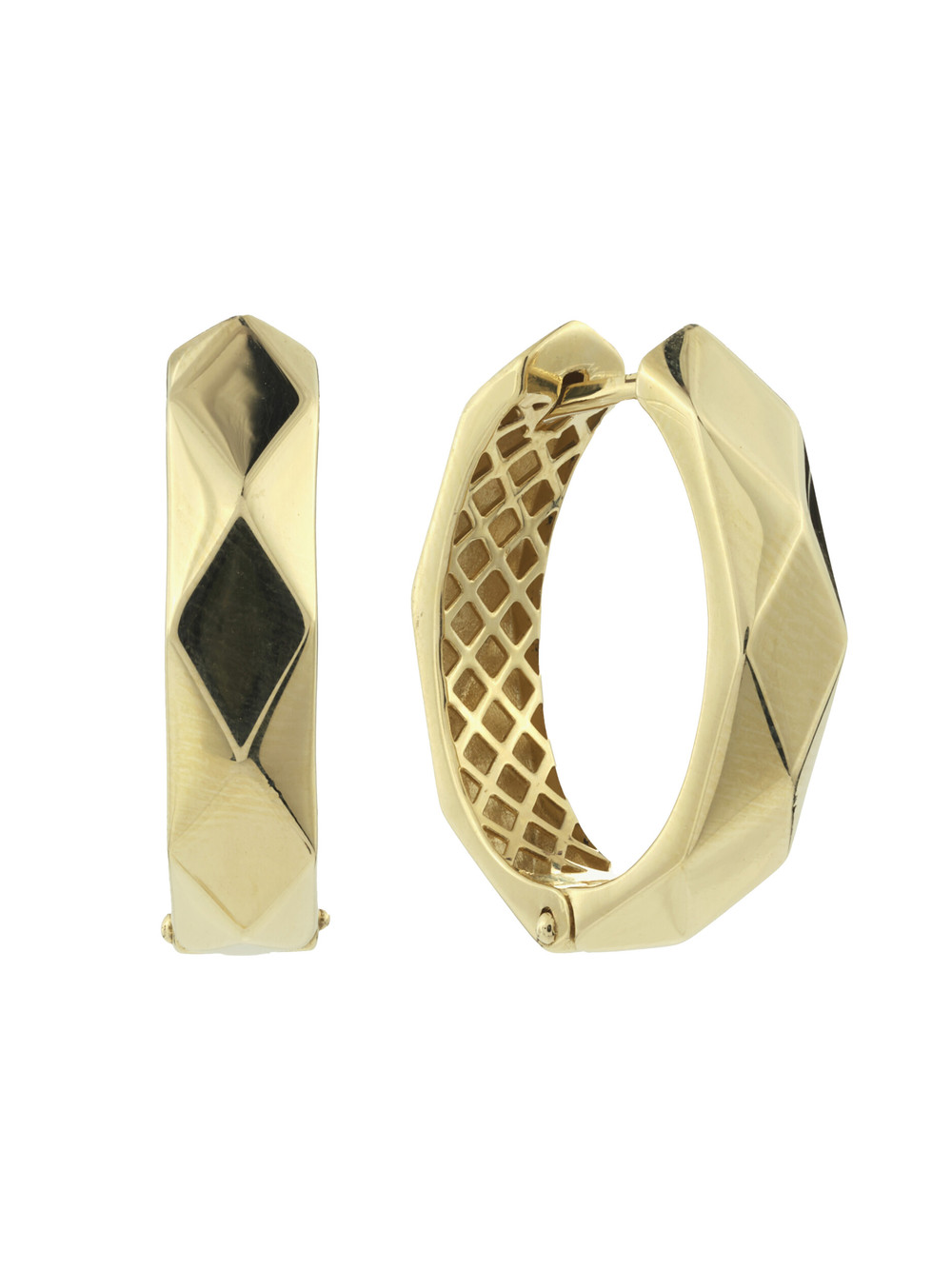 Серьги из лимонного золота