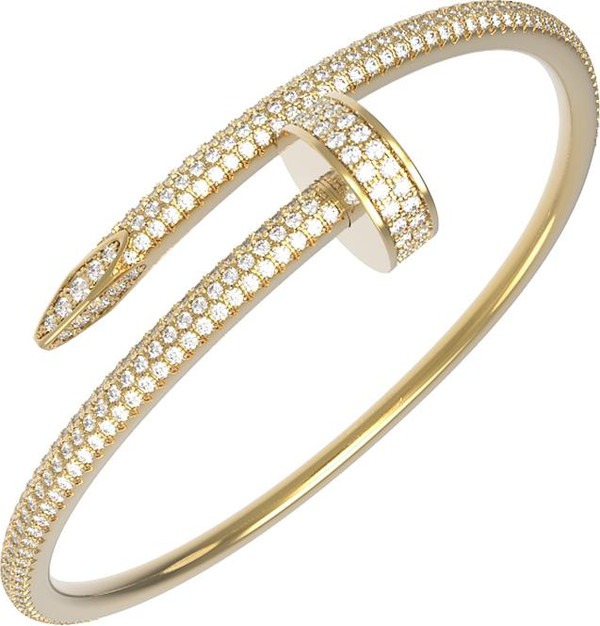 Браслет из лимонного золота c бриллиантами