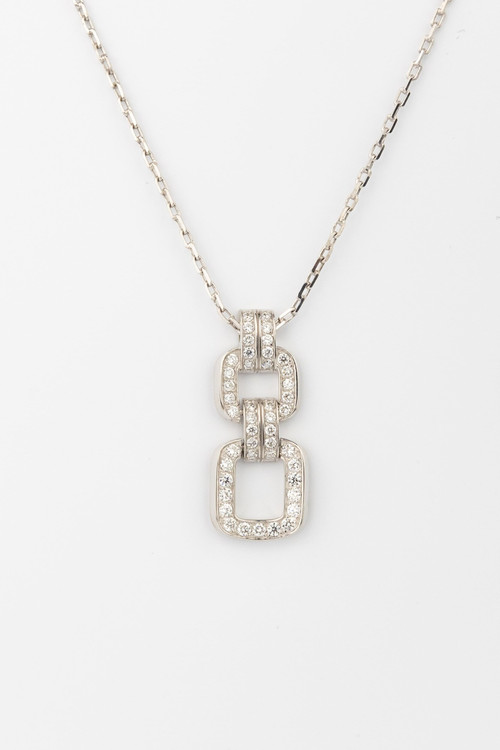 Колье из белого золота c бриллиантами