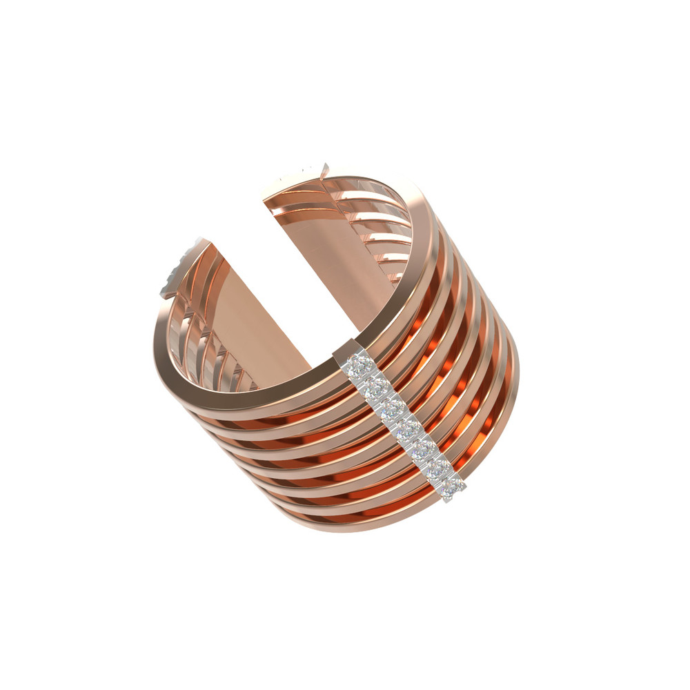 Кольцо из золота c бриллиантами