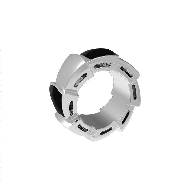 Подвеска из белого золота c ониксом