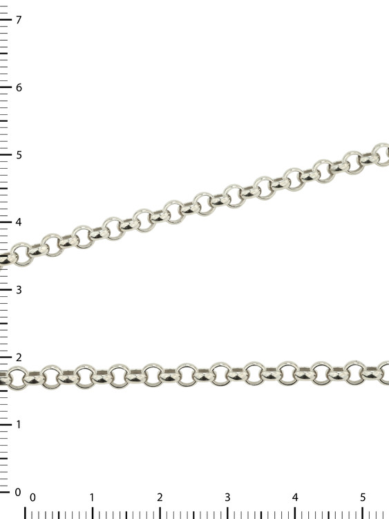 Цепь из белого золота