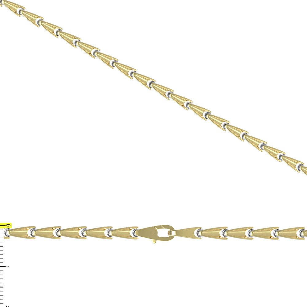 Цепь из лимонного золота