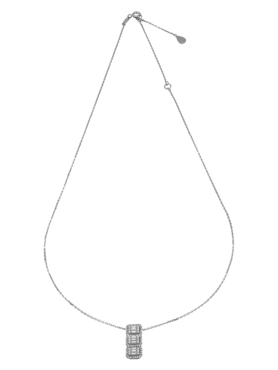 Колье из белого золота c бриллиантами