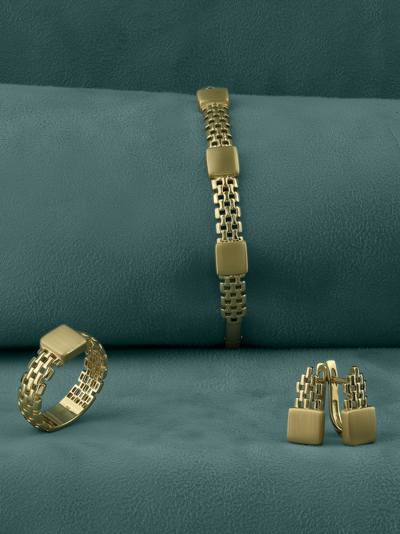 Кольцо из лимонного золота