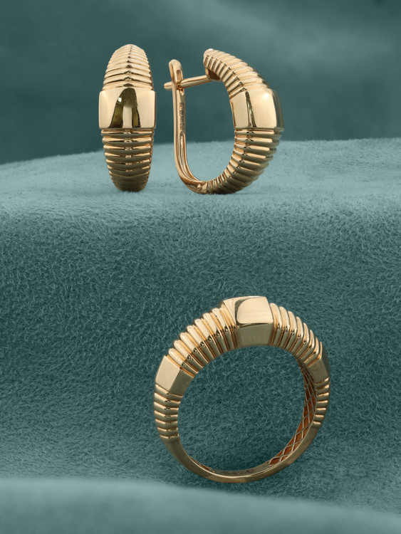 Серьги из золота