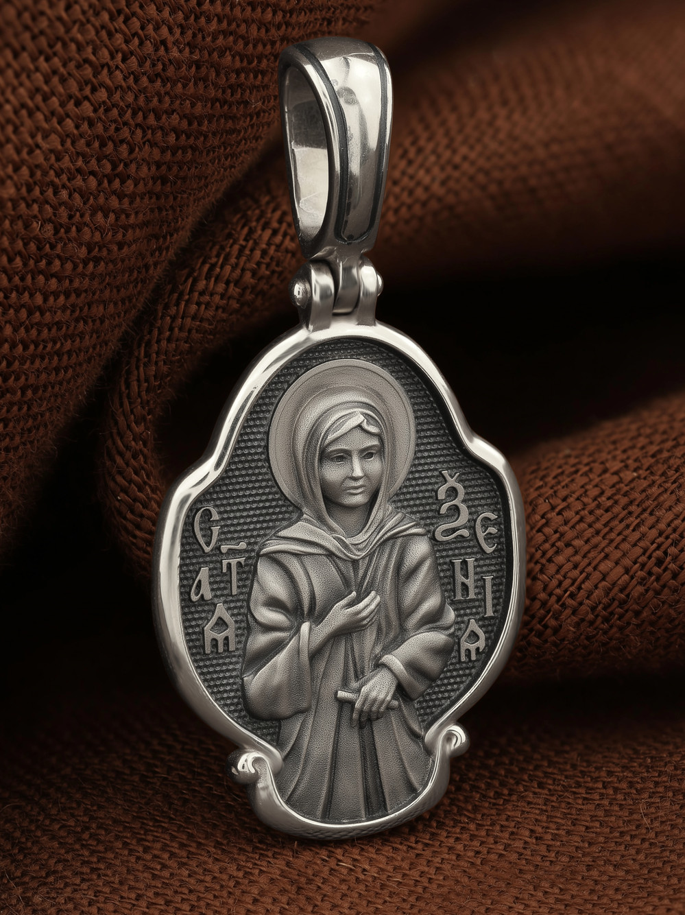 Образок из белого золота