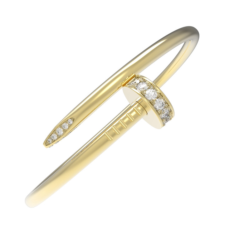 Браслет из лимонного золота c бриллиантами