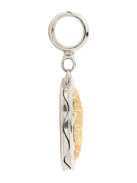 Подвеска из белого золота c лазуритом