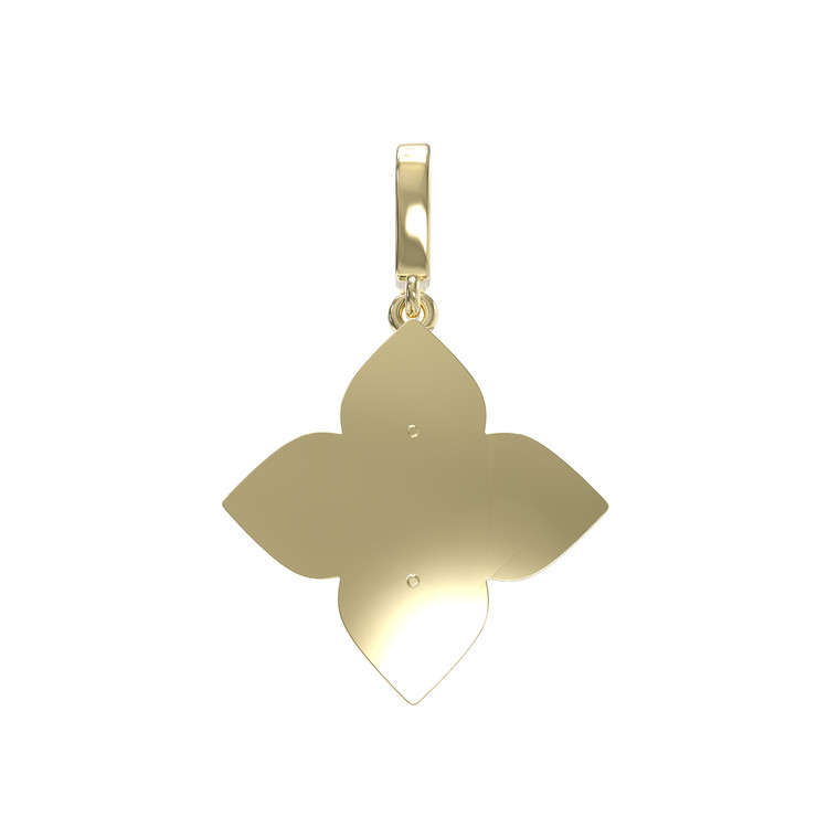 Подвеска из лимонного золота c бриллиантами и лазуритом