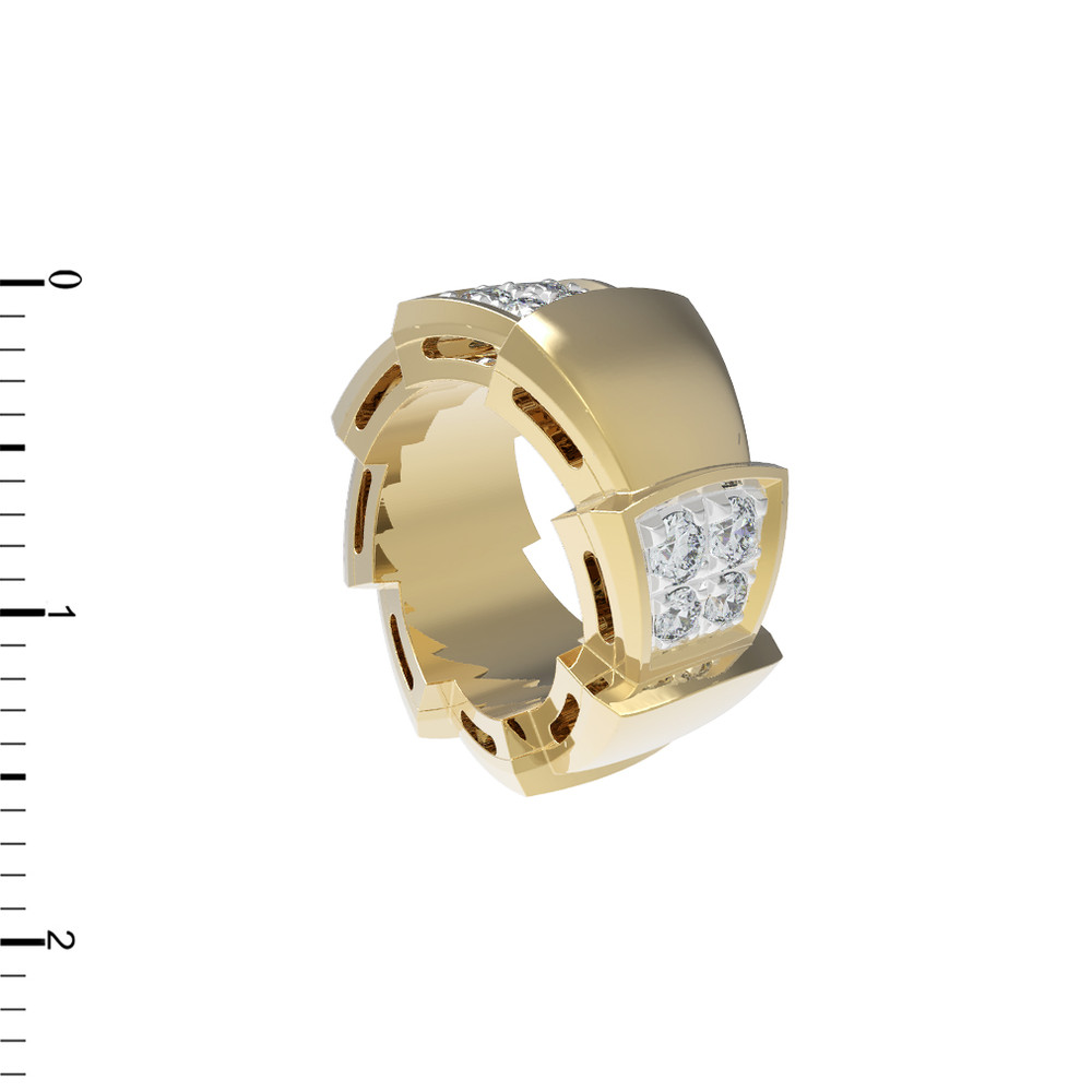 Подвеска из лимонного золота c бриллиантами