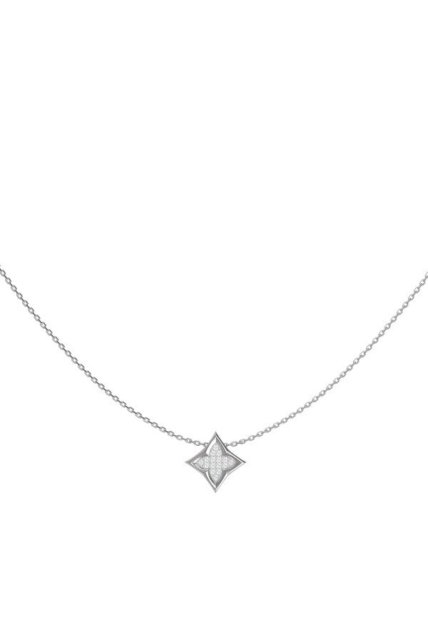 Колье из белого золота c бриллиантами