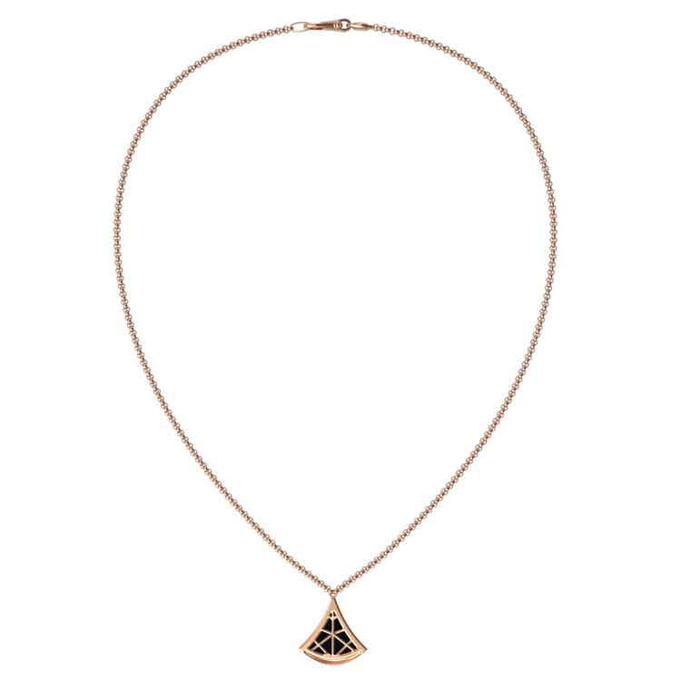 Колье из золота c ониксом