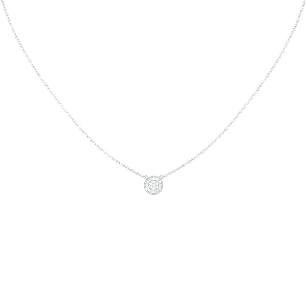 Колье из белого золота c бриллиантами