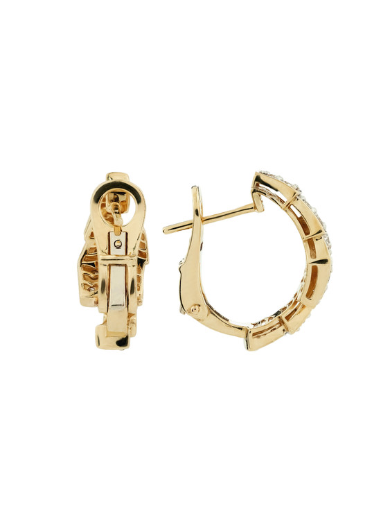 Серьги из золота c бриллиантами