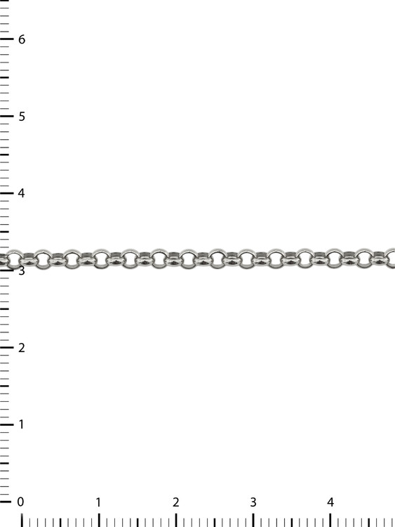 Цепь из белого золота