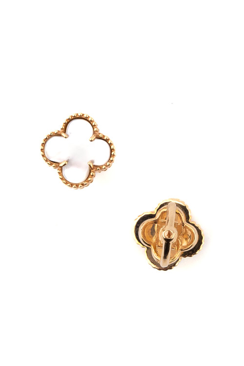 Серьги из золота c перламутром