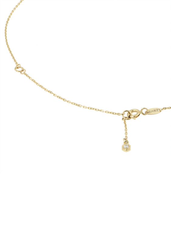 Колье из лимонного золота c бриллиантами и малахитом