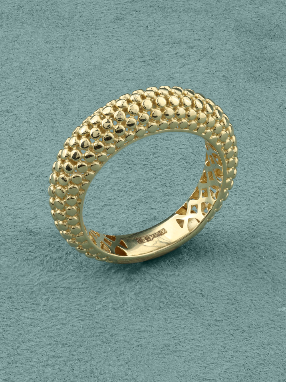 Кольцо из лимонного золота