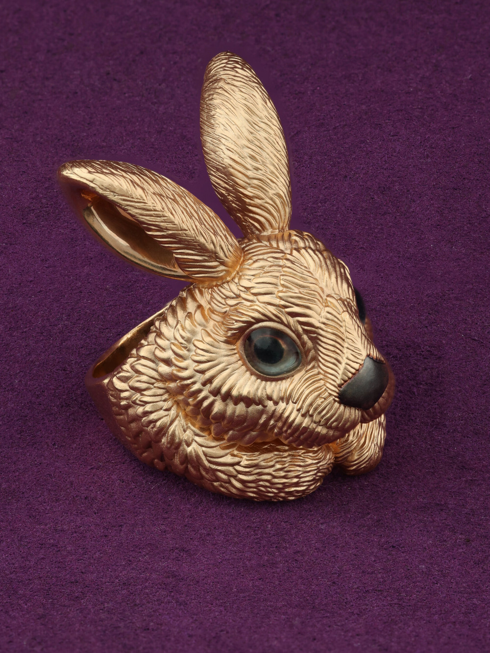 Кольцо из золота c эмаль