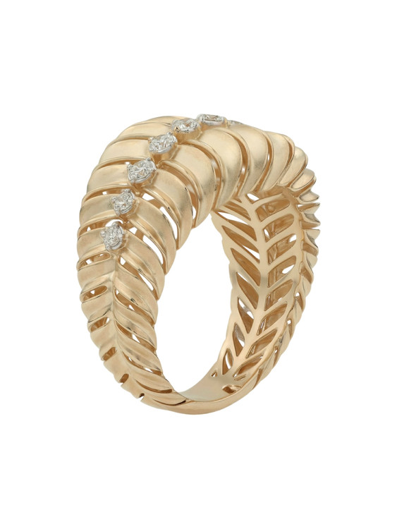 Кольцо из золота c бриллиантами