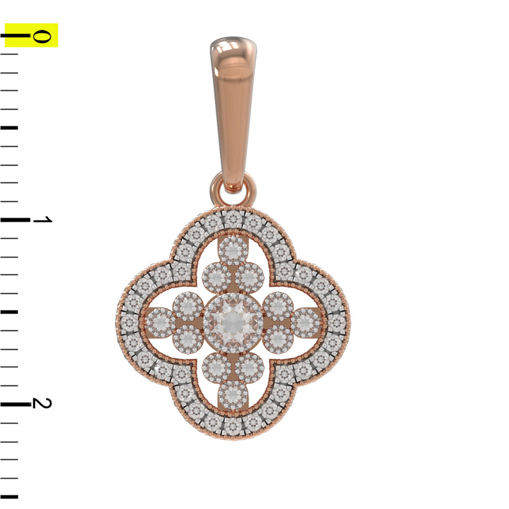 Подвеска из золота c бриллиантами