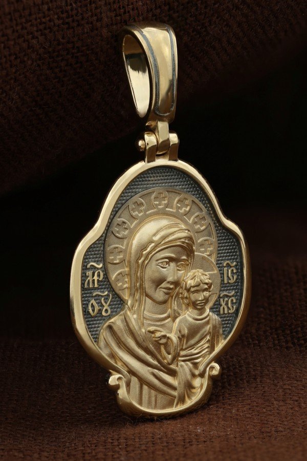 Образок из лимонного золота