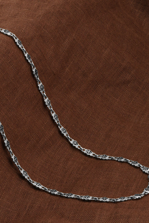 Цепь из белого золота