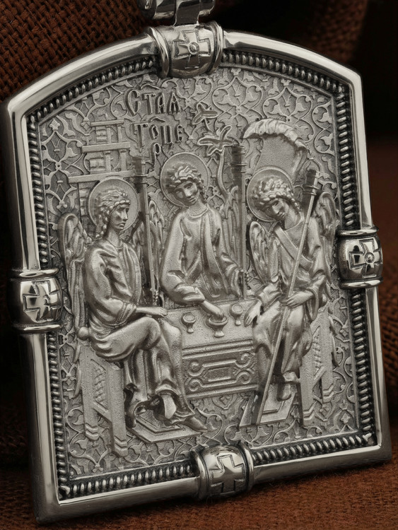 Образок из белого золота