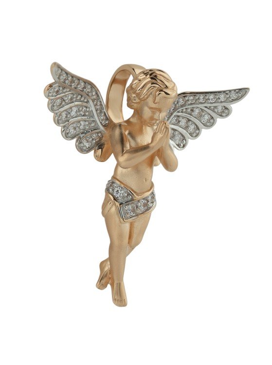 Подвеска из золота c фианитом