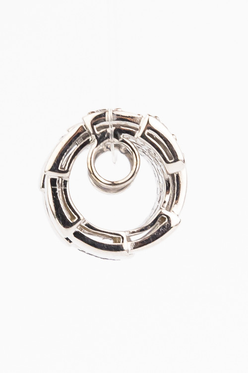 Подвеска из белого золота c бриллиантами