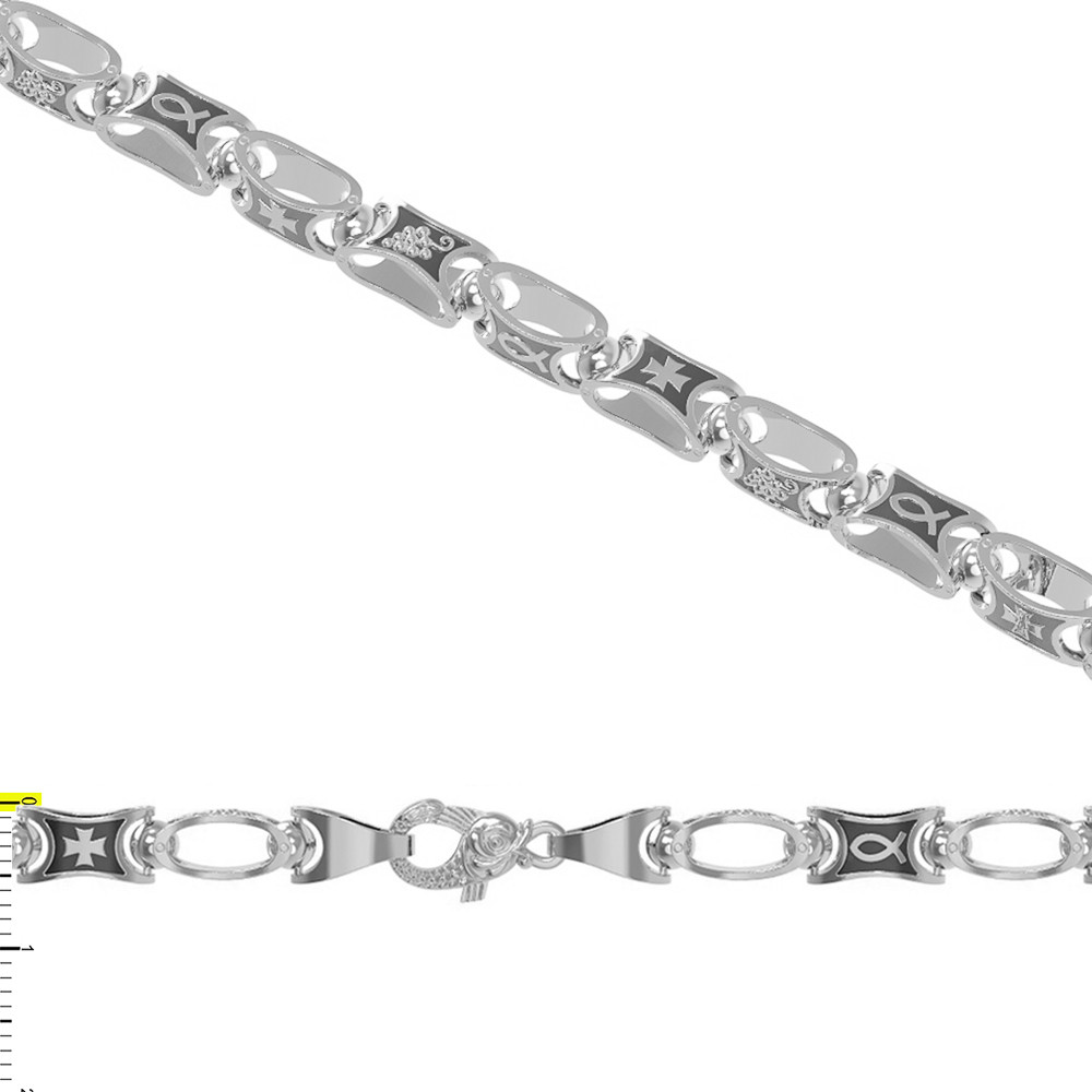 Цепь из белого золота