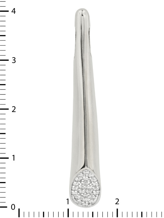 Подвеска из белого золота c бриллиантами