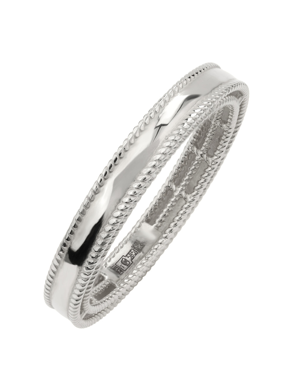 Кольцо из белого золота