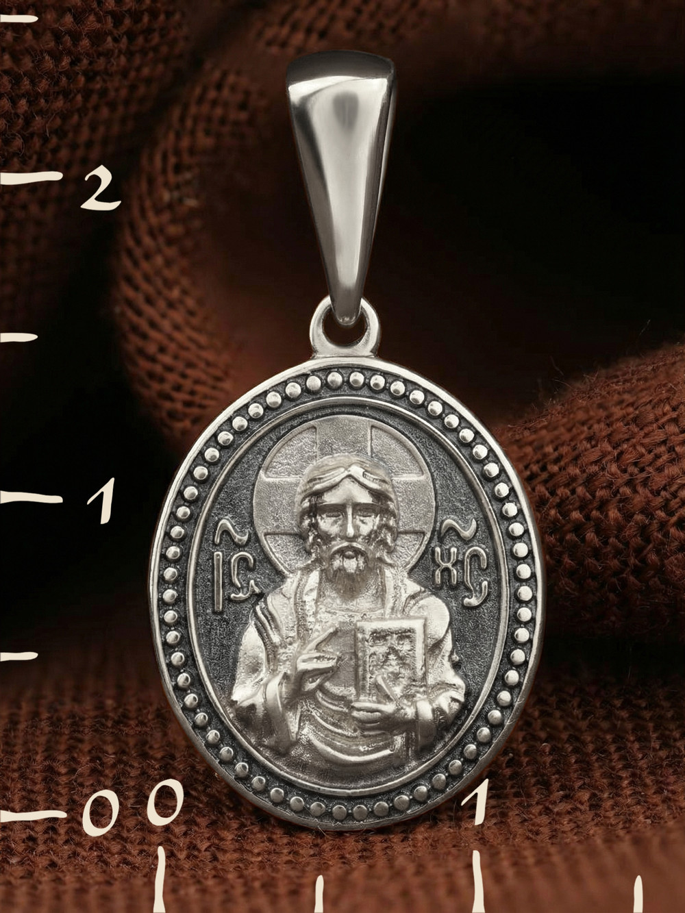 Образок из белого золота