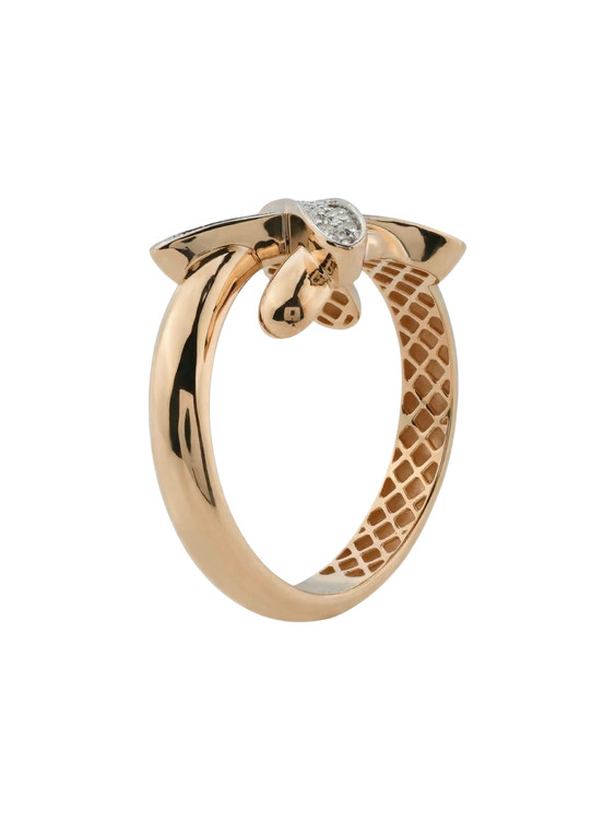 Кольцо из золота c бриллиантами