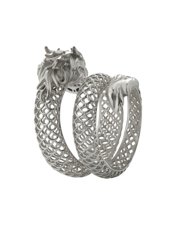 Кольцо из белого золота c бриллиантами