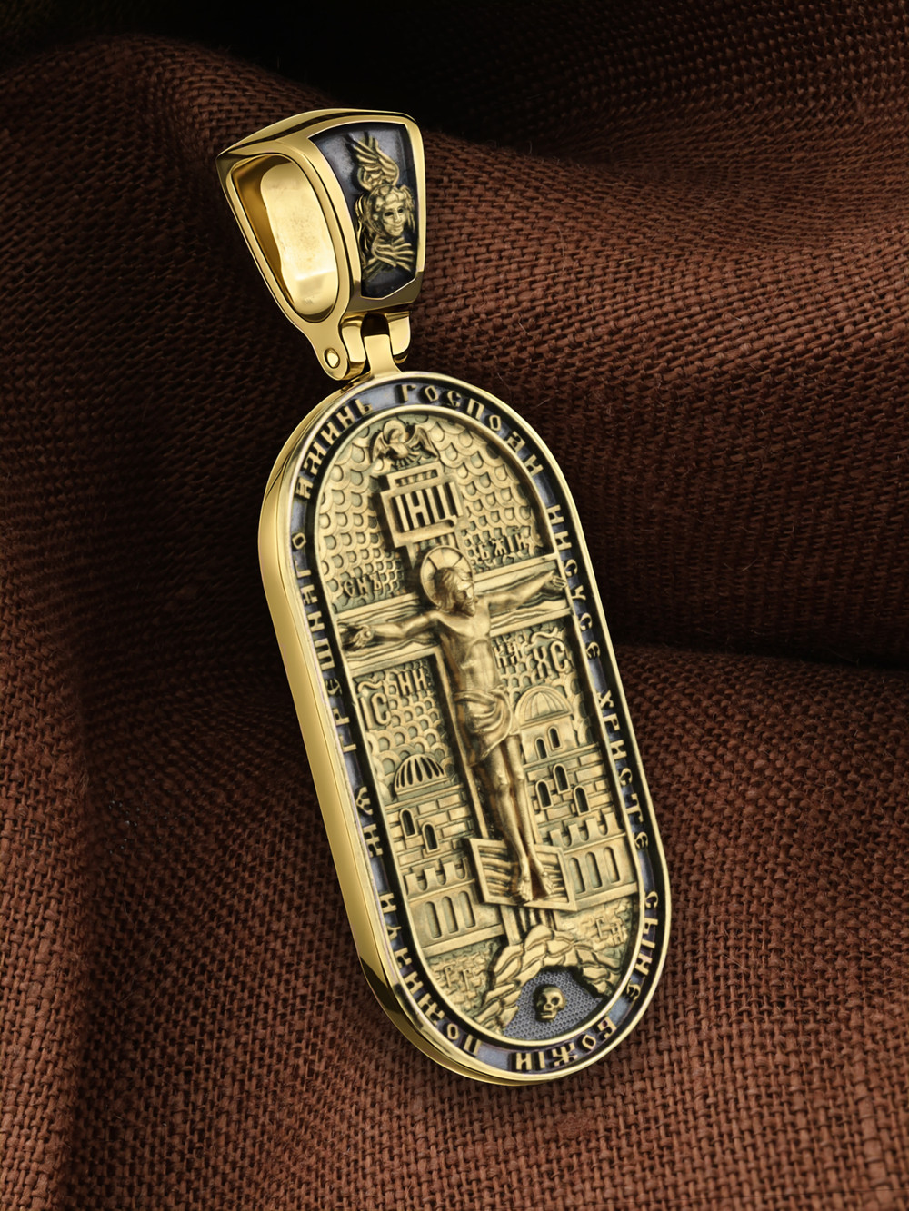 Образок из лимонного золота