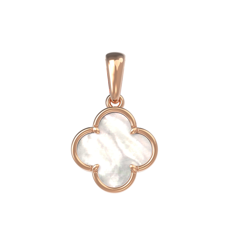 Подвеска из золота c перламутром