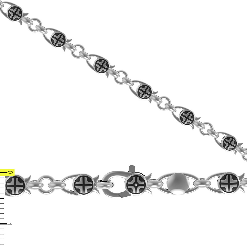 Цепь из белого золота