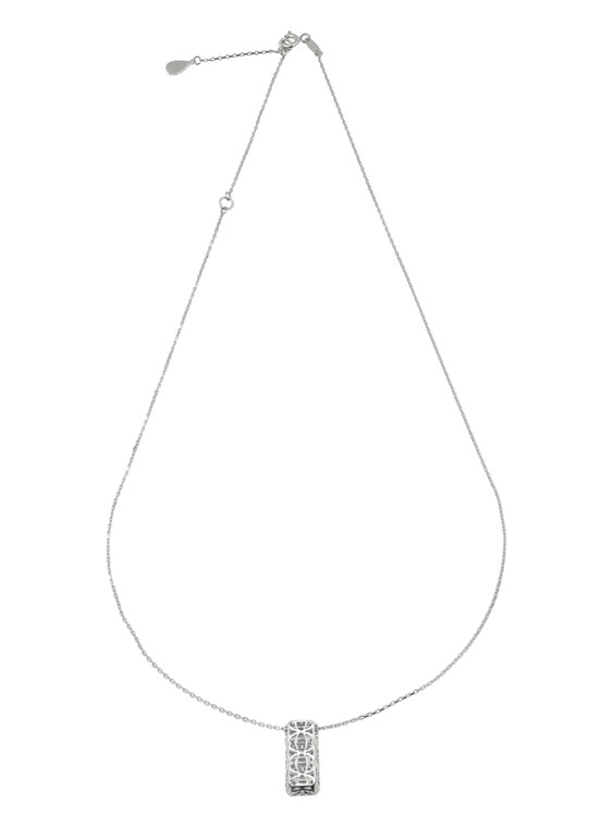 Колье из белого золота c бриллиантами