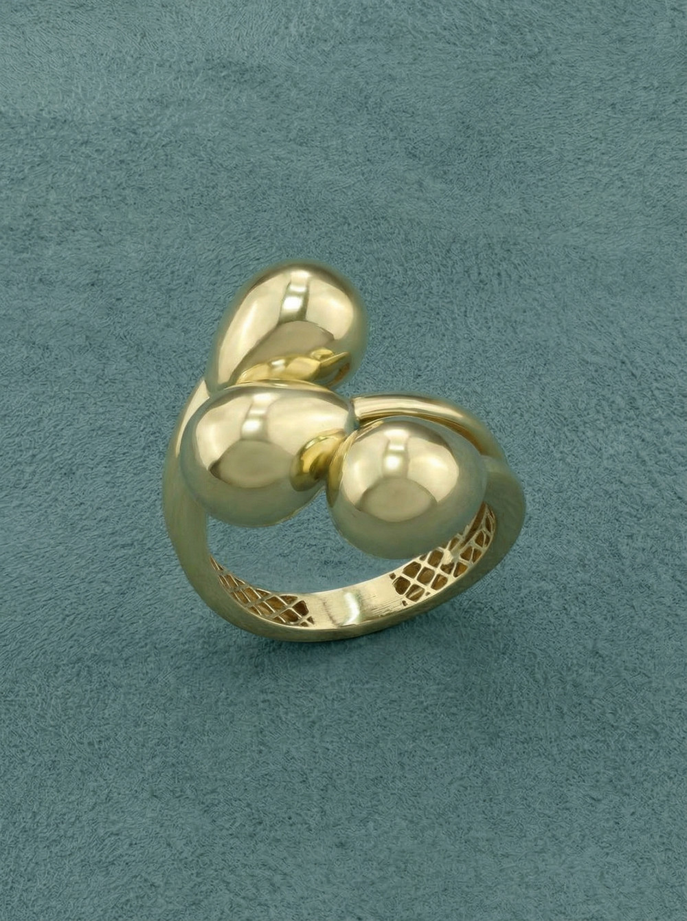 Кольцо из лимонного золота