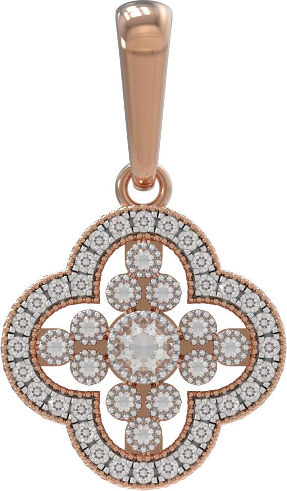 Подвеска из золота c бриллиантами