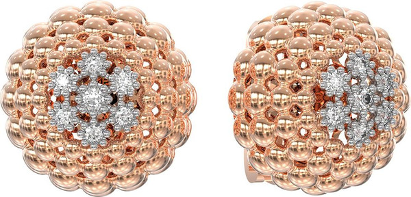 Серьги из золота c бриллиантами